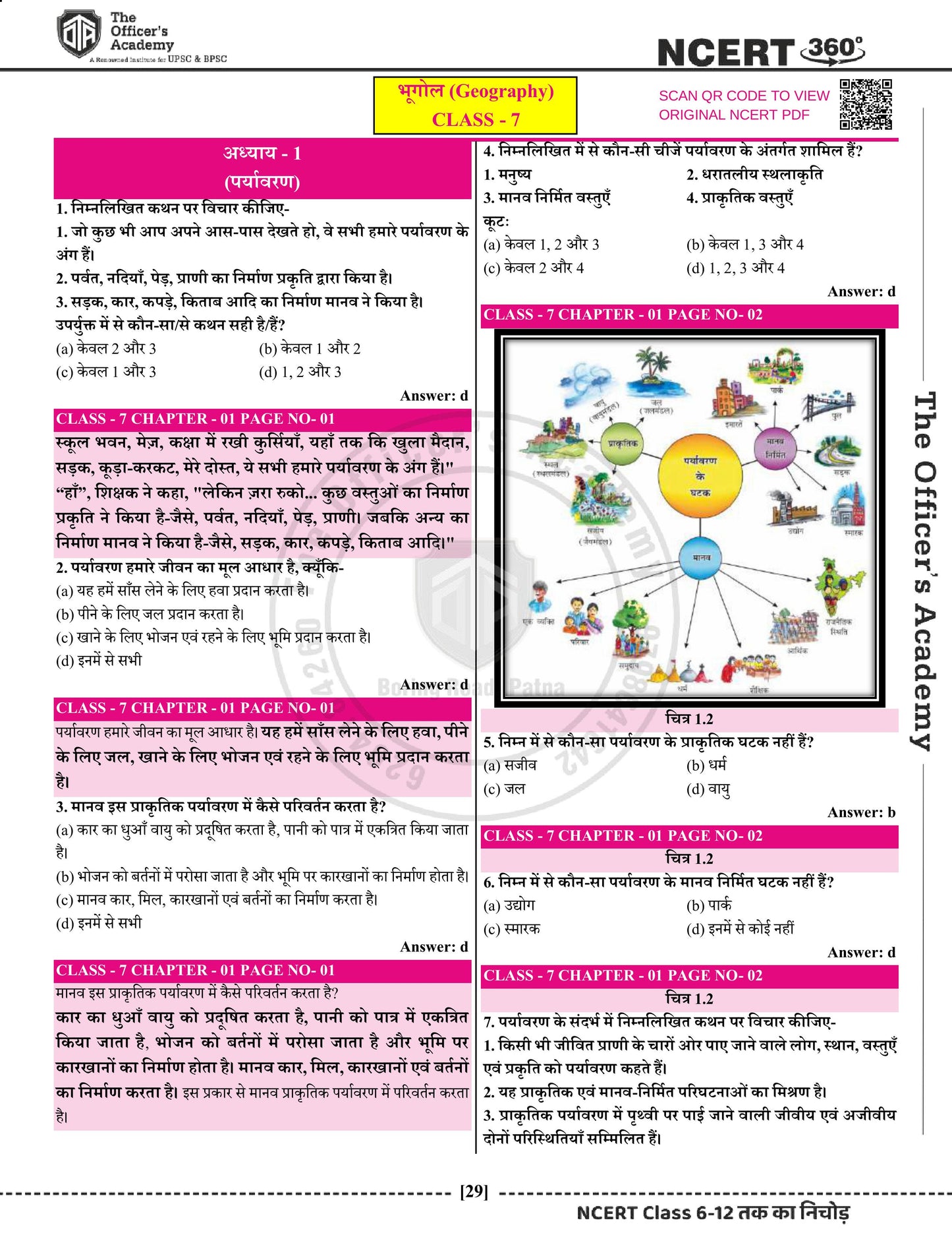 NCERT 360° Class 6-12 Geography (भूगोल)