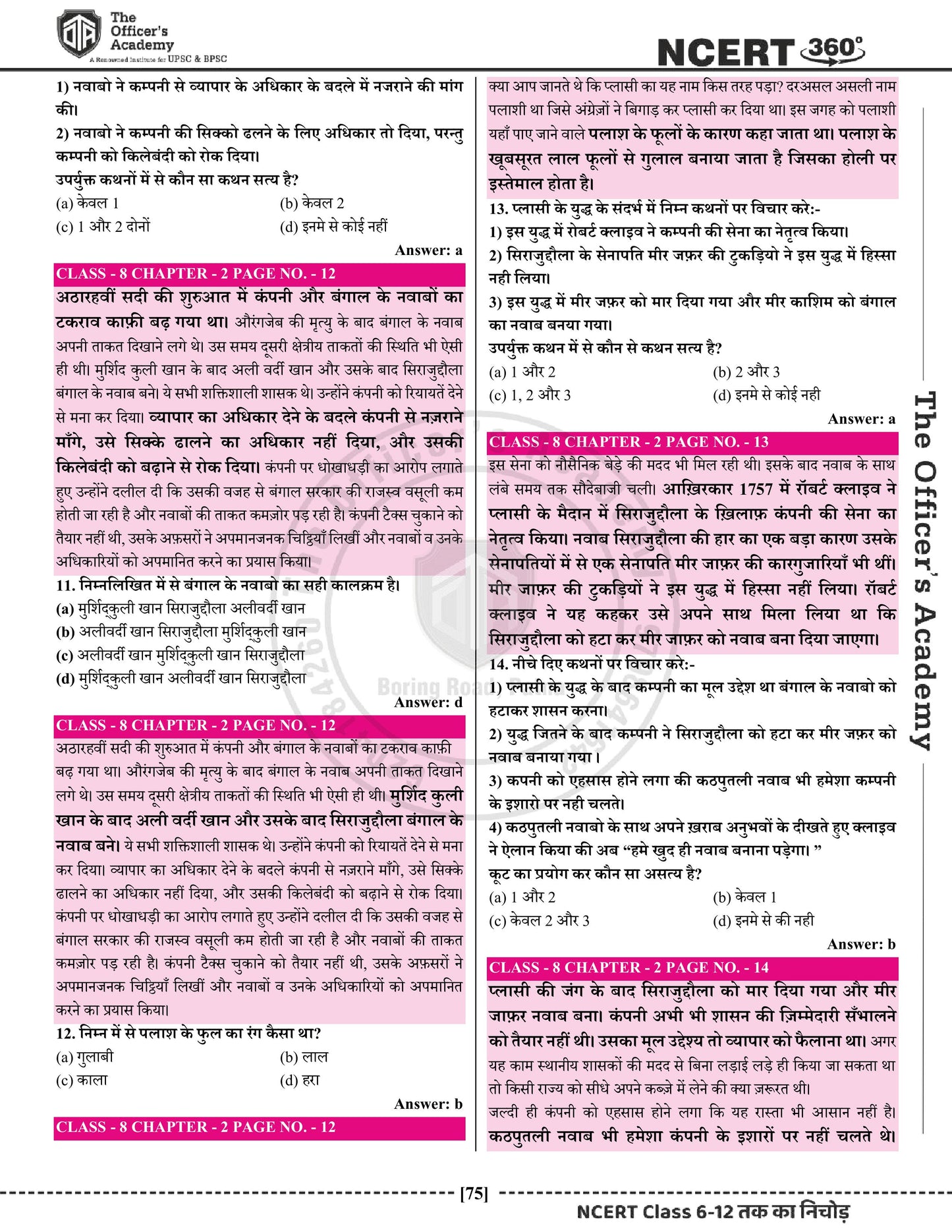 NCERT 360°  Class 6-12 History (इतिहास)