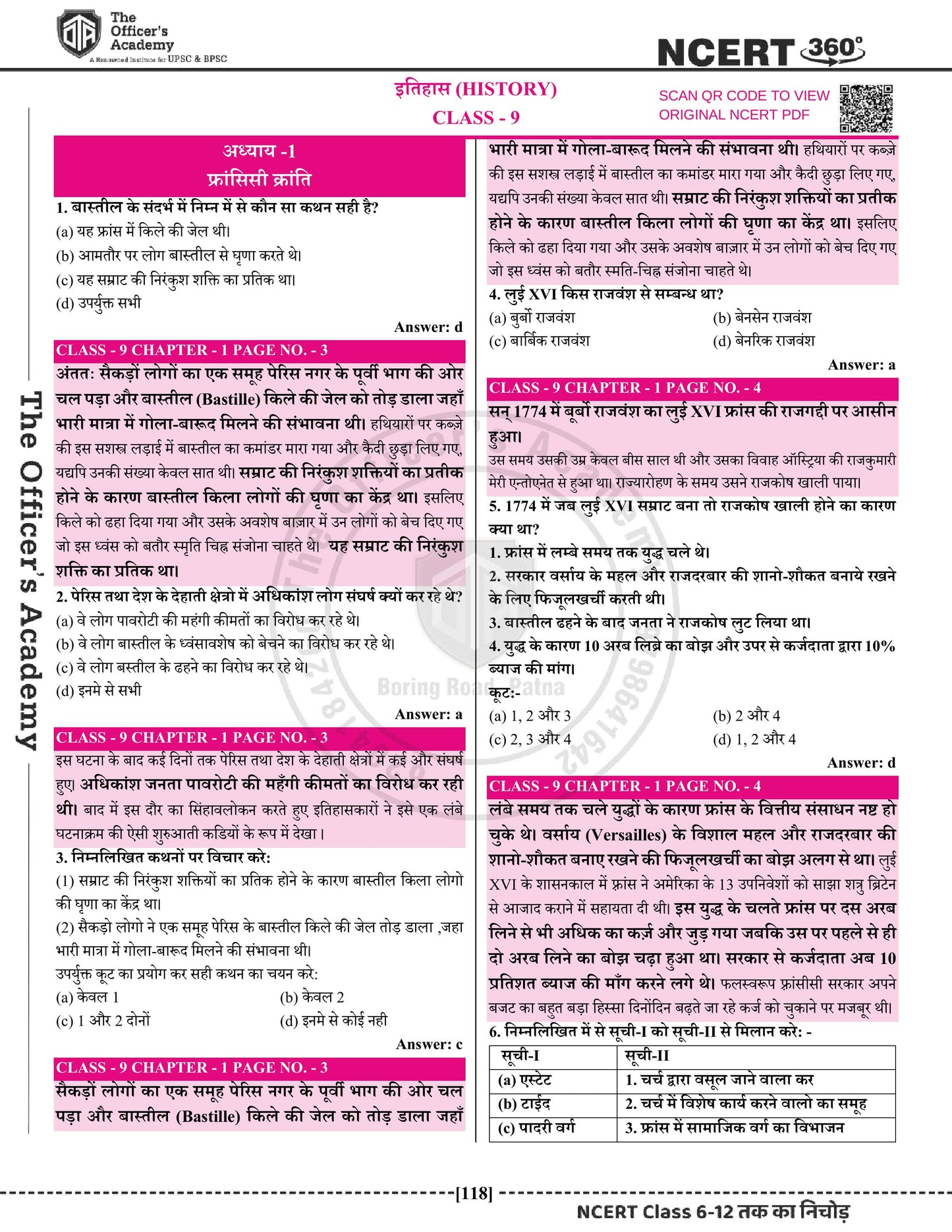 NCERT 360°  Class 6-12 History (इतिहास)
