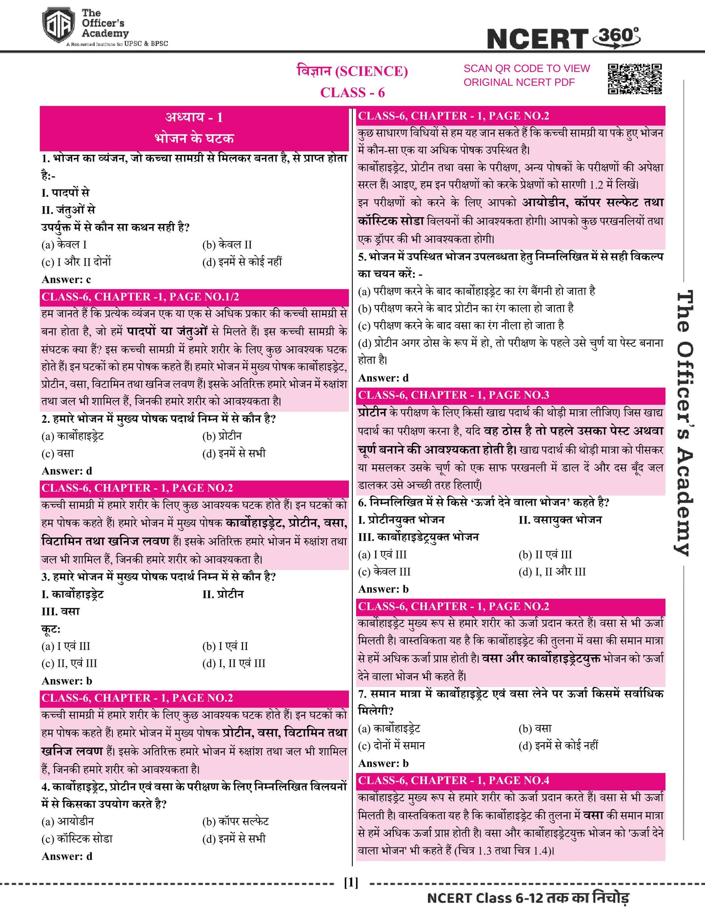 NCERT 360°  Class 6-12 Science (विज्ञान)