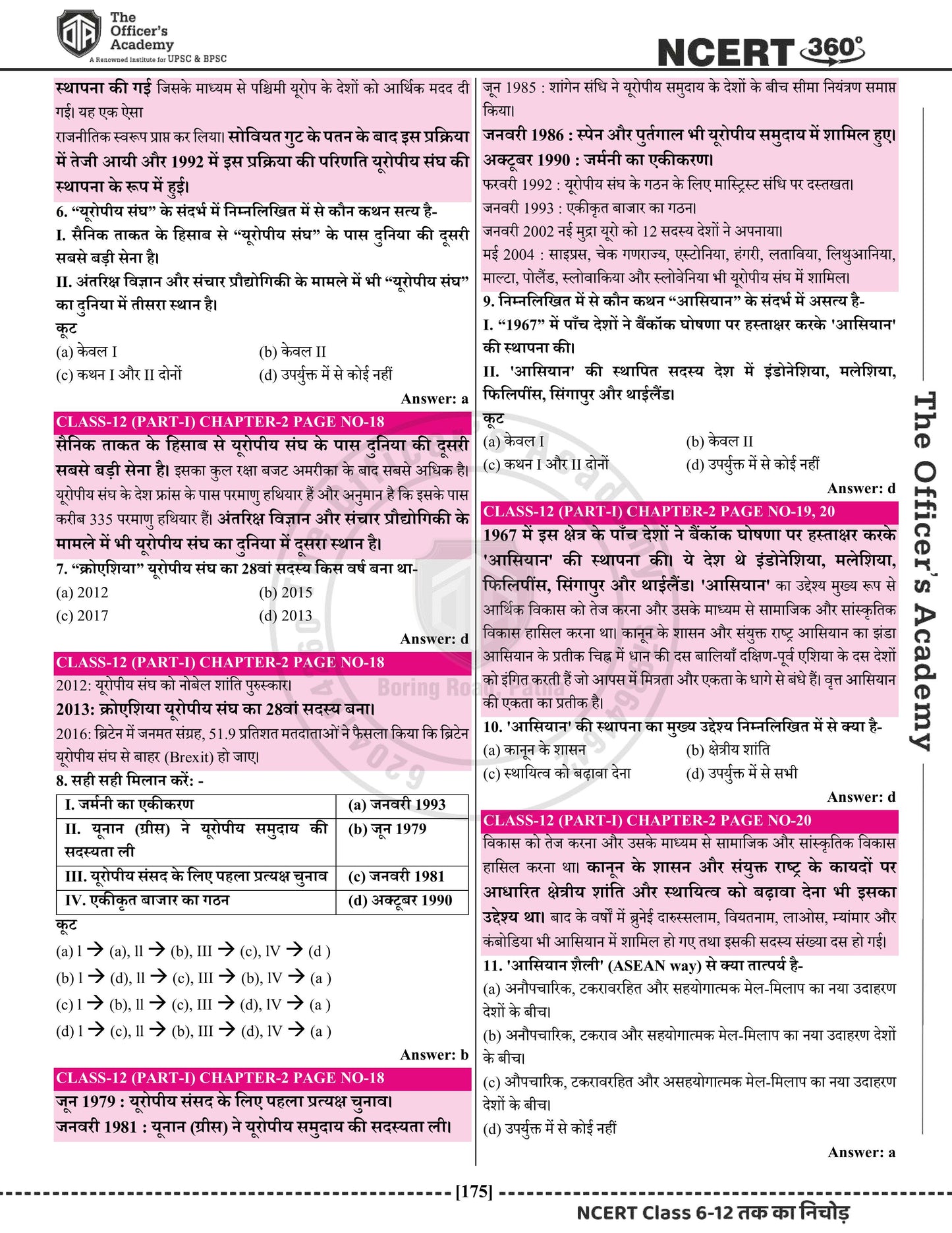 NCERT 360° Class 6th-12th Polity (राजव्यवस्था)