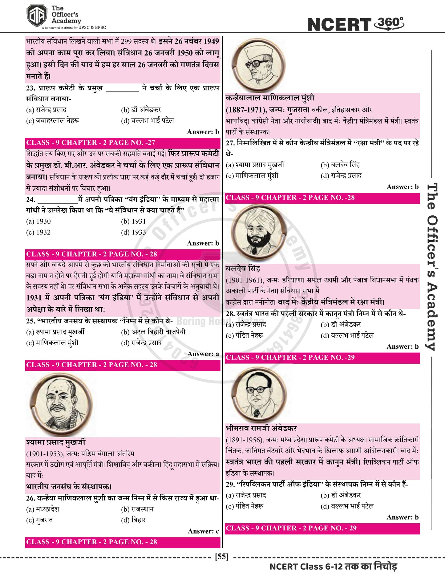 NCERT 360° Class 6th-12th Polity (राजव्यवस्था)